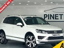 White Used 2016 VW Touareg R-line SUV | £17,799 (Super price)