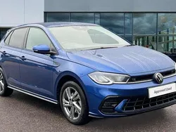Blue Used 2023 VW Polo R-line Hatchback | £20,418 (A bit pricey)
