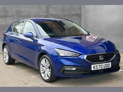 Blue Used 2021 Seat Leon SE Dynamic Hatchback | £13,750 (Fair price)