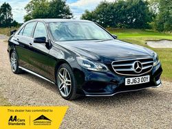 Black Used 2013 Mercedes E220 AMG Sedan | £6,930 (Fair price)