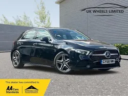 Black Used 2018 Mercedes A200 AMG Line Premium Hatchback | £14,990 (Fair price)