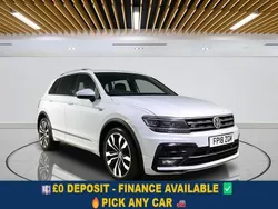 White Used 2018 VW Tiguan R-line SUV | £17,599 (Fair price)