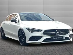 White Used 2023 Mercedes CLA180 AMG Line Premium Plus Sedan | £25,490 (Fair price)
