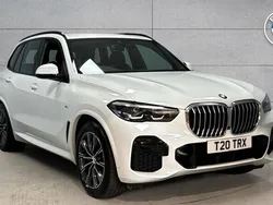 White Used 2021 BMW X5 M Sport SUV | £43,695 (Good price)