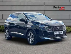 Black Used 2021 Peugeot 3008 Allure Premium SUV | £17,259 (Fair price)