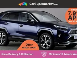 Blue/black Used 2022 Toyota RAV4 Hybrid SUV | £30,187 (Fair price)