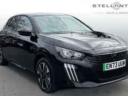 Black Used 2024 Peugeot e-208 Allure Hatchback | £15,899