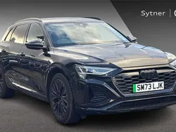 Black Used 2023 Audi Q8 e-tron Black Edition SUV | £48,000 (Good price)