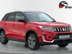 Red Used 2021 Suzuki Vitara SZ-T SUV | £12,249 (Good price)