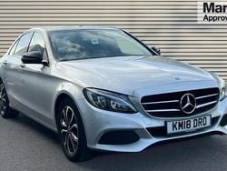 Silver Used 2018 Mercedes C220 Premium Sedan | £16,990 (Good price)