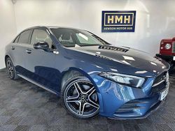 Blue Used 2022 Mercedes A250 AMG Line Premium Sedan | £16,750 (Fair price)