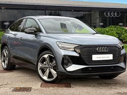 Blue Used 2025 Audi Q4 Sportback e-tron Black Edition SUV | £35,950