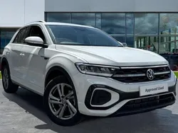 Pure white Used 2024 VW T-Roc R-line SUV | £27,580 (Fair price)