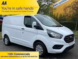 White Used 2018 Ford Transit Custom Van | £11,940 (Expensive)
