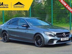 Grey Used 2021 Mercedes C220 AMG line Sedan | £20,999 (Fair price)