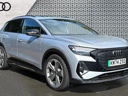 Silver Used 2024 Audi Q4 e-tron Black Edition SUV | £43,655 (Fair price)