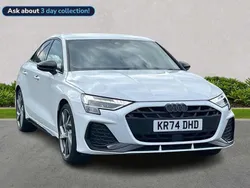 White Used 2024 Audi A3 Black Edition Sedan | £30,567 (Expensive)