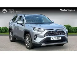 Silver Used 2022 Toyota RAV4 Hybrid SUV | £25,417 (Fair price)