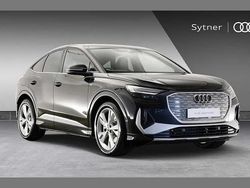 Black Used 2025 Audi Q4 Sportback e-tron S-Line SUV | £37,000