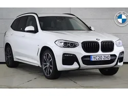 White Used 2020 BMW X3 M Sport SUV | £30,495 (Fair price)