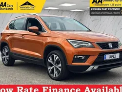 Orange Used 2017 Seat Ateca Ecomotive SUV | £10,595 (Fair price)