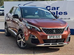 Bronze Used 2018 Peugeot 3008 GT-line Hatchback | £10,495 (A bit pricey)
