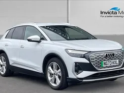 White Used 2023 Audi Q4 e-tron S-Line SUV | £28,700 (Fair price)