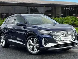 Blue Used 2025 Audi Q4 e-tron S-Line SUV | £28,995 (Fair price)