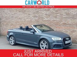 Grey Used 2020 Audi A3 Cabriolet S-Line Cabriolet | £17,990 (Fair price)