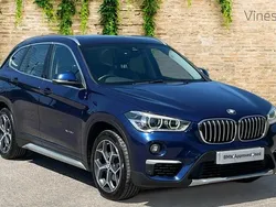 Blue Used 2016 BMW X1 xLine SUV | £17,483 (Fair price)