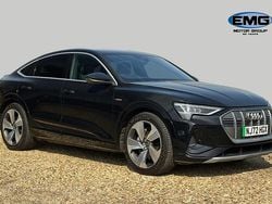 Black Used 2022 Audi e-tron Sportback S-Line SUV | £23,495 (Super price)