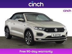 Silver Used 2021 VW T-Roc Cabriolet R-line Cabriolet | £21,599 (Good price)