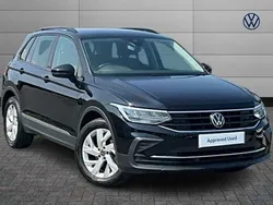 Black Used 2021 VW Tiguan Life SUV | £15,989 (Fair price)