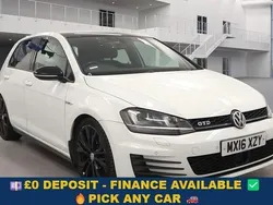 White Used 2016 VW Golf VII GTD Hatchback | £13,199 (Fair price)