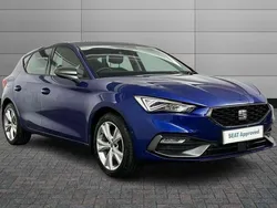 Blue Used 2021 Seat Leon FR Hatchback | £14,900 (Fair price)