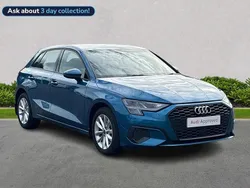 Blue Used 2020 Audi A3 Advanced Hatchback | £18,674 (Fair price)