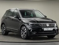 Deep black pearlescent Used 2020 VW Tiguan R-line SUV | £24,400 (Fair price)