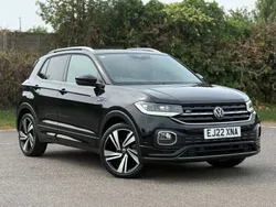 Black Used 2022 VW T-Cross R-line SUV | £19,890 (Fair price)