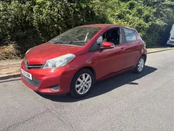 Red Used 2013 Toyota Yaris Hatchback | £2,795 (Fair price)
