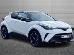 Platinum white Used 2022 Toyota C-HR Sport SUV | £21,495