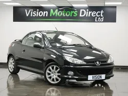 Black Used 2006 Peugeot 206 Allure Cabriolet | £2,480