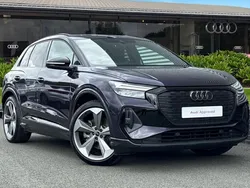 Mauve/purple Used 2024 Audi Q4 e-tron Black Edition SUV | £35,950 (Super price)