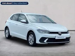 White Used 2022 VW Polo Life Hatchback | £17,385 (Fair price)