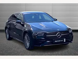 Cosmos black Used 2024 Mercedes CLA250e AMG Line Premium Sedan | £29,295 (Fair price)