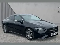 Black Used 2024 Mercedes CLA200 AMG Line Premium Coupe | £30,291 (Fair price)