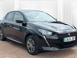 Black Used 2022 Peugeot e-208 Allure Premium Hatchback | £12,675 (Good price)