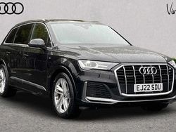 Black Used 2022 Audi Q7 S-Line SUV | £40,028 (Fair price)