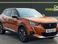 Power orange metallic Used 2021 Peugeot 2008 GTi SUV | £15,000 (Fair price)