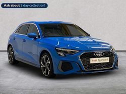 Blue Used 2023 Audi A3 S-Line Hatchback | £23,029 (Fair price)