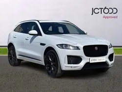 White Used 2020 Jaguar F-Pace Chequered Flag SUV | £18,765 (Fair price)
